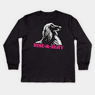 Rise & Slay Kids Long Sleeve T-Shirt